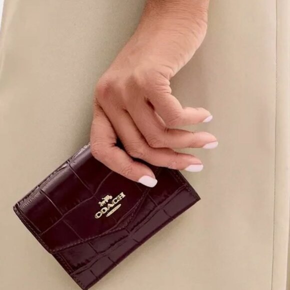 Coach Mini Envelope Wallet in Crocodile Leather - Picture 11 of 11